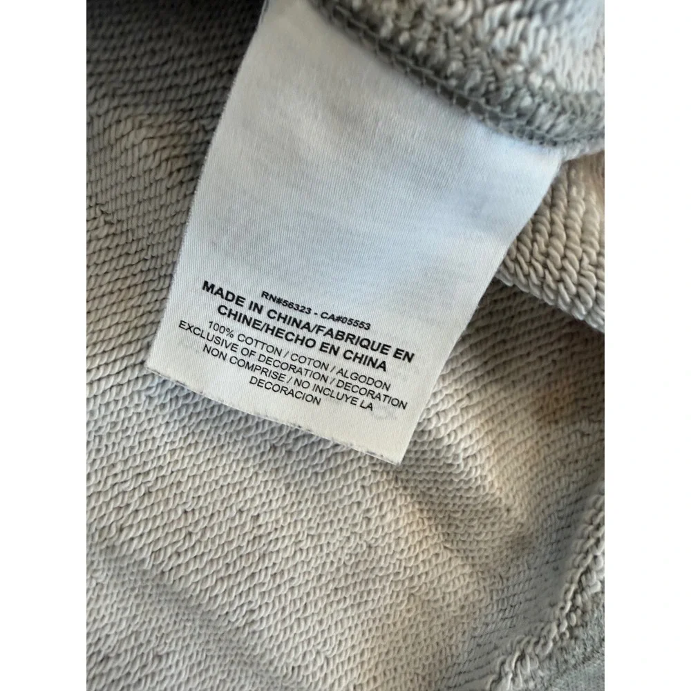 Nike Air Y2K Minimalist Short Sleeve Sweatshirt Mens Large Grey Pocket Gorpcore